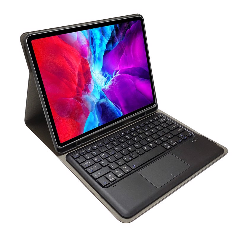 Bàn phím bluetooth kèm bao da tích hợp touchpad cho iPad Pro 12.9 2018/2020 Aturos HK131C (Có khay để bút) - Hàng chính hãng