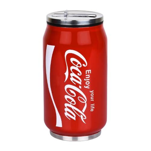 Ly Giữ Nhiệt Cao Cấp Hình Lon Nước Ngọt Dung Tích 500ml Kèm Ống Hút