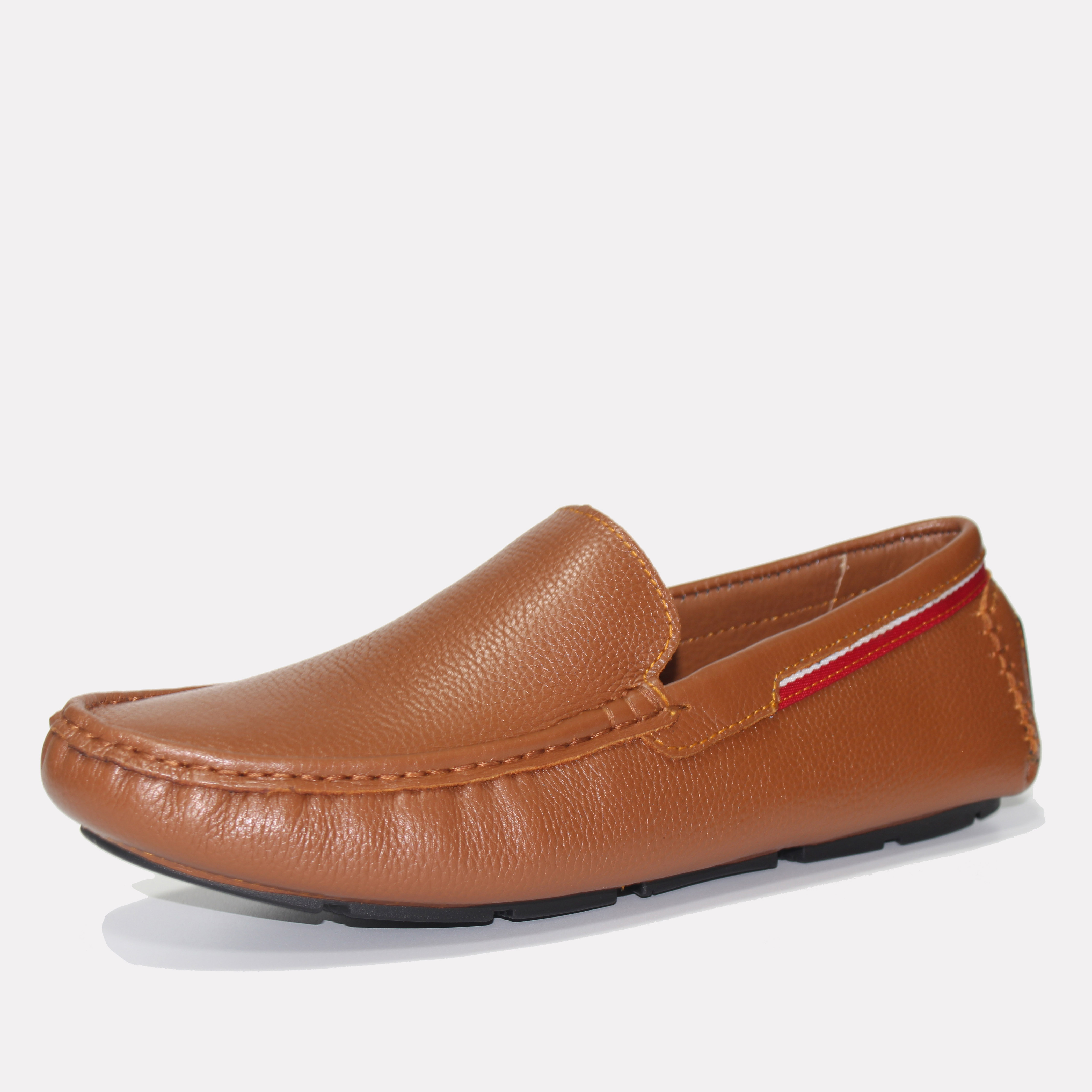 Giày MICHILUX Da Bò Thật Chính Hãng Classic Moccasin CSMS0 Màu Nâu Bò