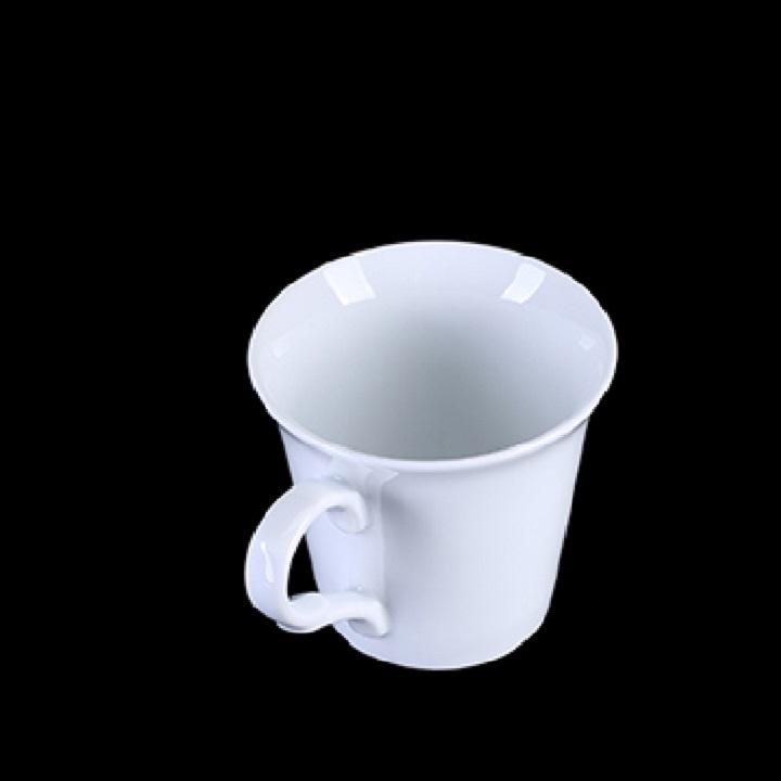 Cốc Sứ Miệng Loe Trắng Cao Cấp Dung Tích 250 ml
