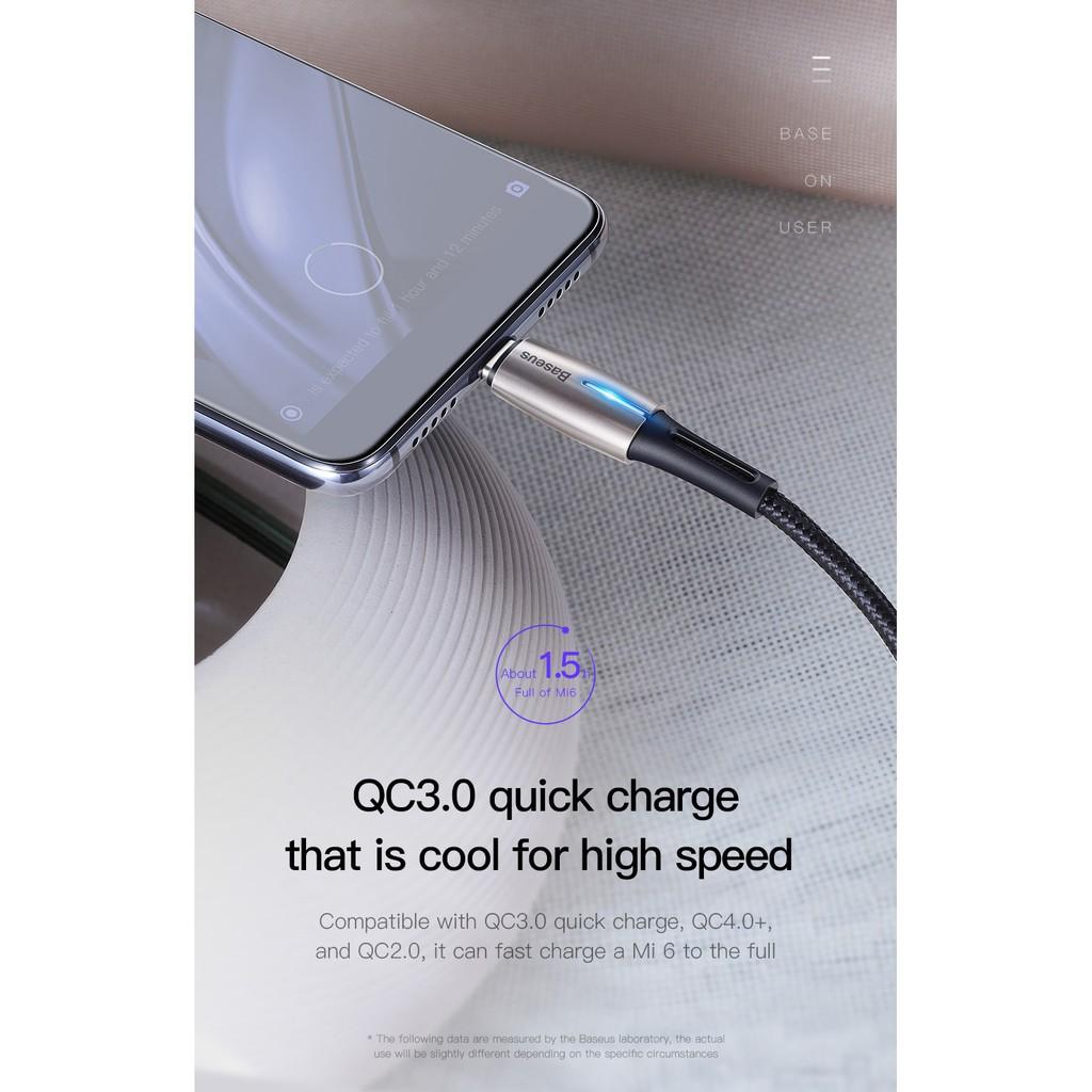 Cáp sạc siêu nhanh Baseus Water Drop Type C dành cho Samsung S8/9, Note 8/9, Huawei, Xiaomi _ Hàng Chính Hãng