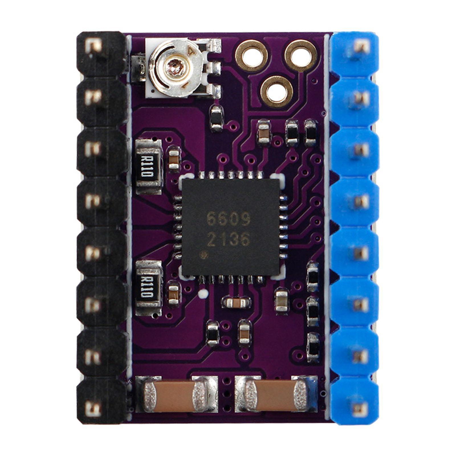 S6609 Stepstick Stepper Motor Driver Module UART, for 3D Printer Replace Tmc2208 Tmc2209 256 Microstep 3A Peak Current with Heat Sink