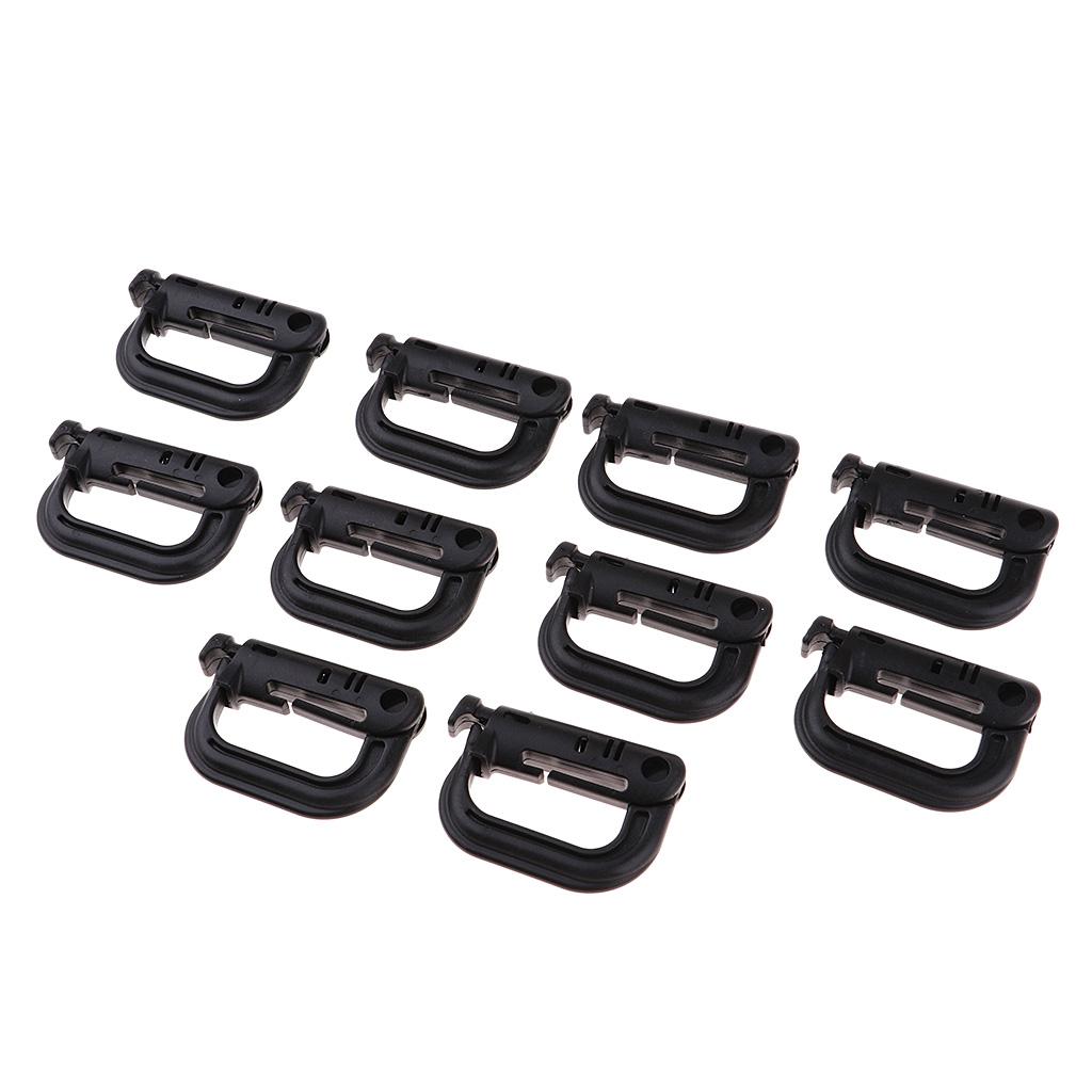 20pcs    Locking Buckle Carabiner Climbing Hanging Hook