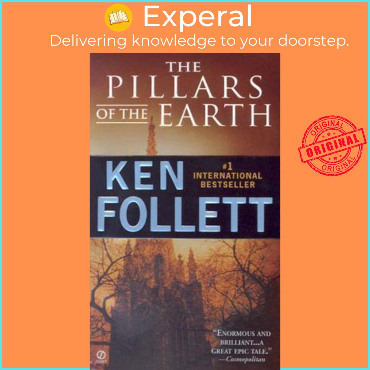 Sách - The Pillars of the Earth by Ken Follett (US edition, paperback)