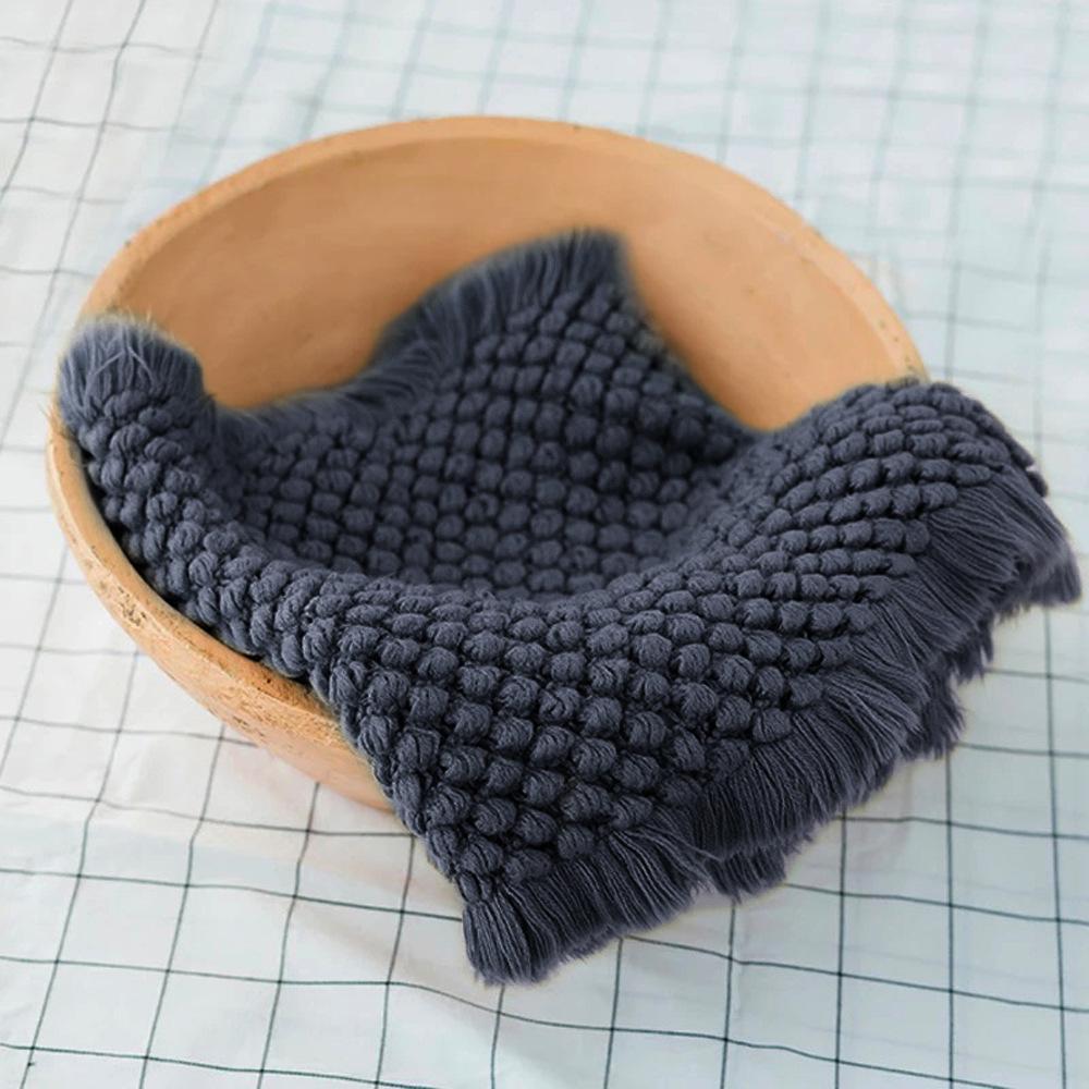 Bé Sơ Sinh Đạo Cụ Chụp Ảnh Hình Ảnh Cho Bé Trang Phục Trẻ Sơ Sinh Cotton Dệt Kim Bọc Nursling Chăn Mềm Mại Đầm Cho Bé Trai Bé Gái Chần Gòn