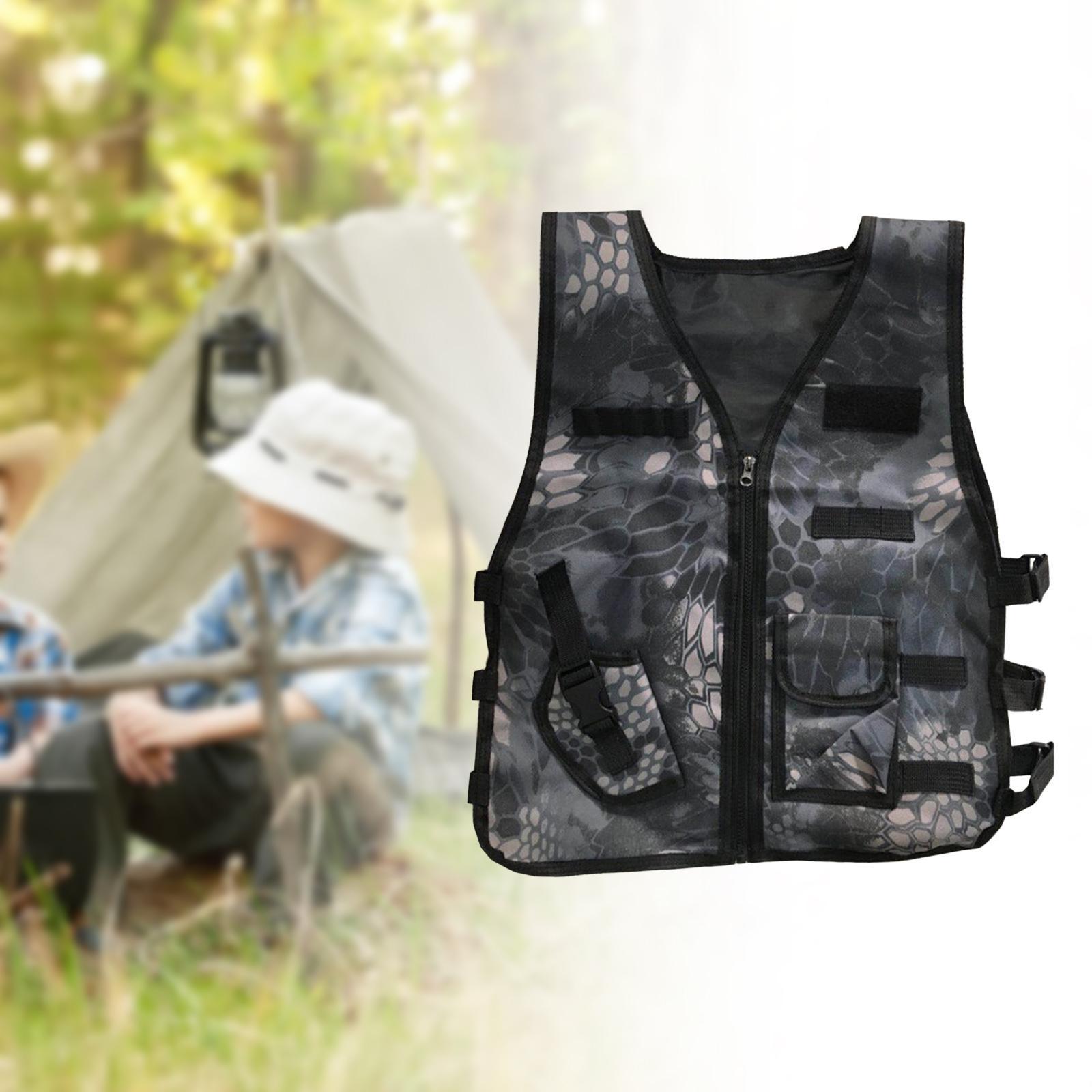 Children Outdoor Vest Breathable Kids Cargo Vest for Role Play