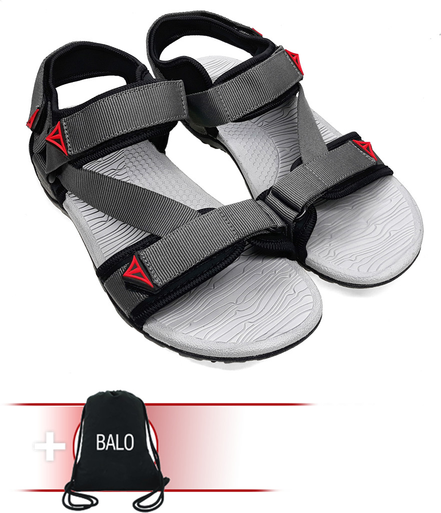 Giày Sandal Việt Thủy Quai Chéo VT2 - Xám  - Tặng Kèm Balo Túi Rút Đặc Biệt