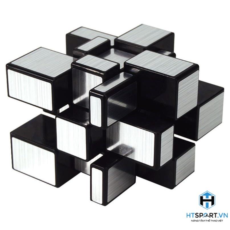 RuBik Tráng Gương Bạc, Rubik 3x3 Lập Phương Viền Đen - Phát Triễn IQ Cao Cấp
