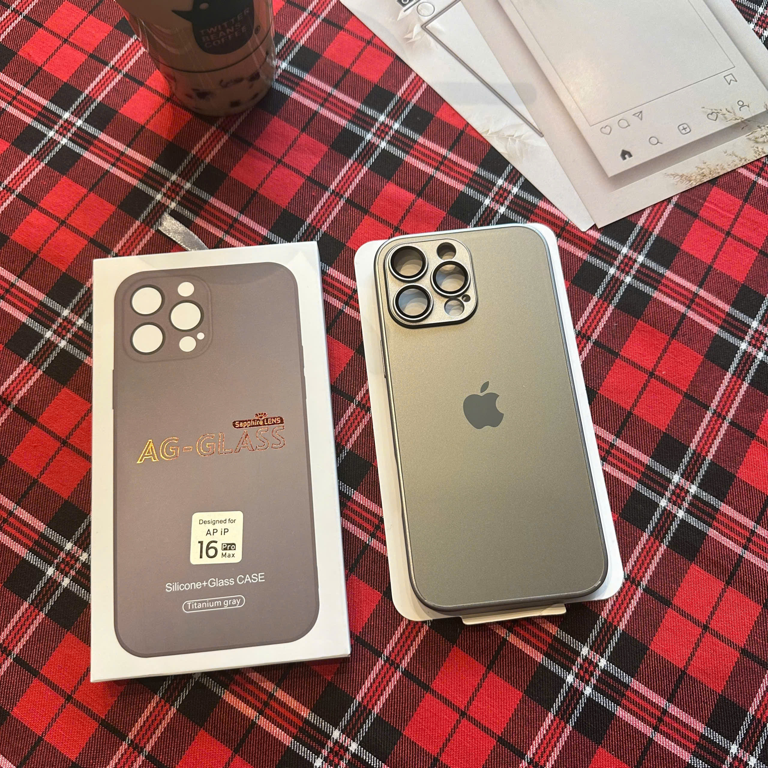 Ốp lưng kính nhám bảo vệ camera cao cấp dành cho iphone 11 pro – Hàng nhập khẩu