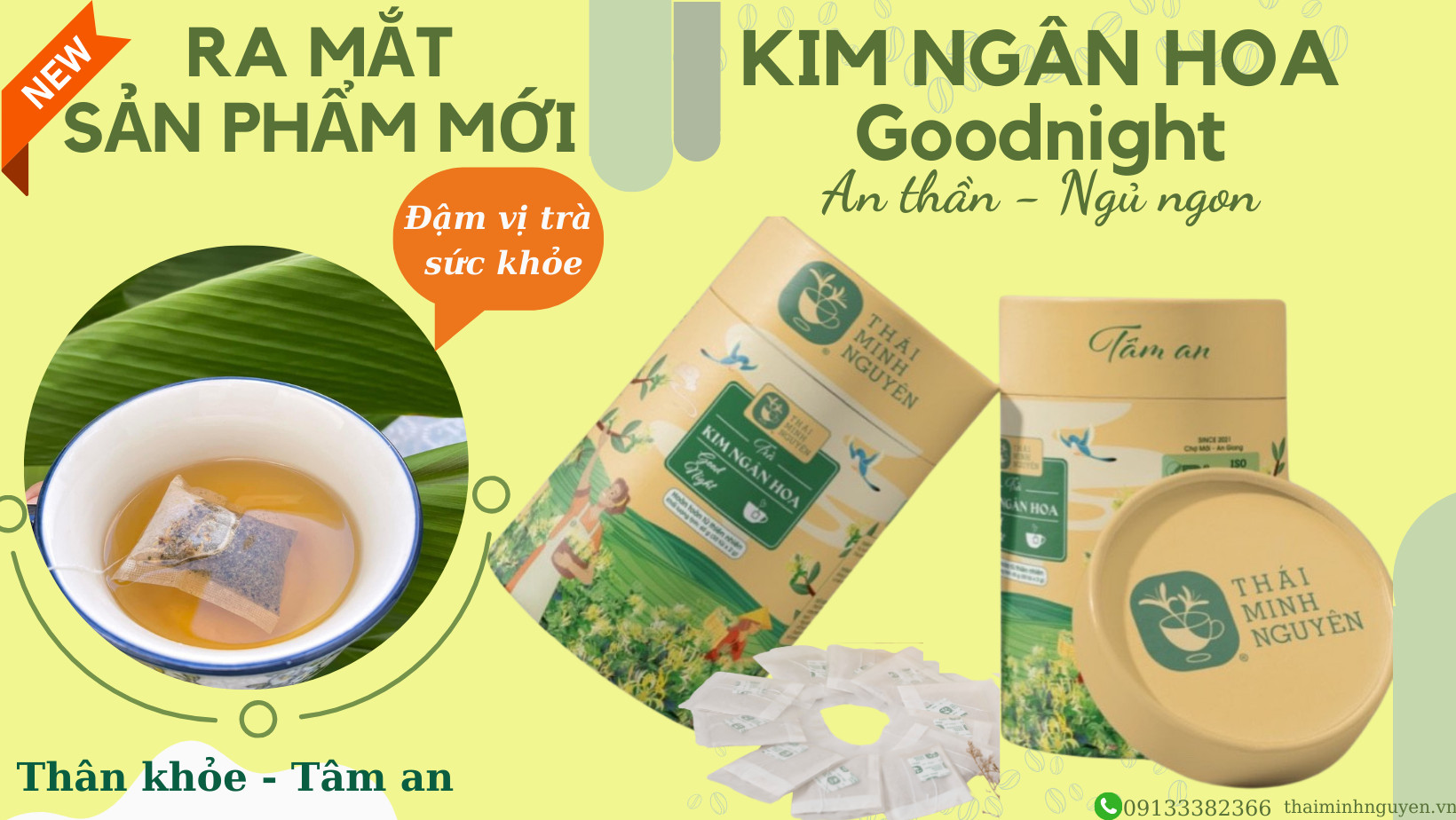 TRÀ AN THẦN NGỦ NGON ( TÚI LỌC) - THÁI MINH NGUYÊN