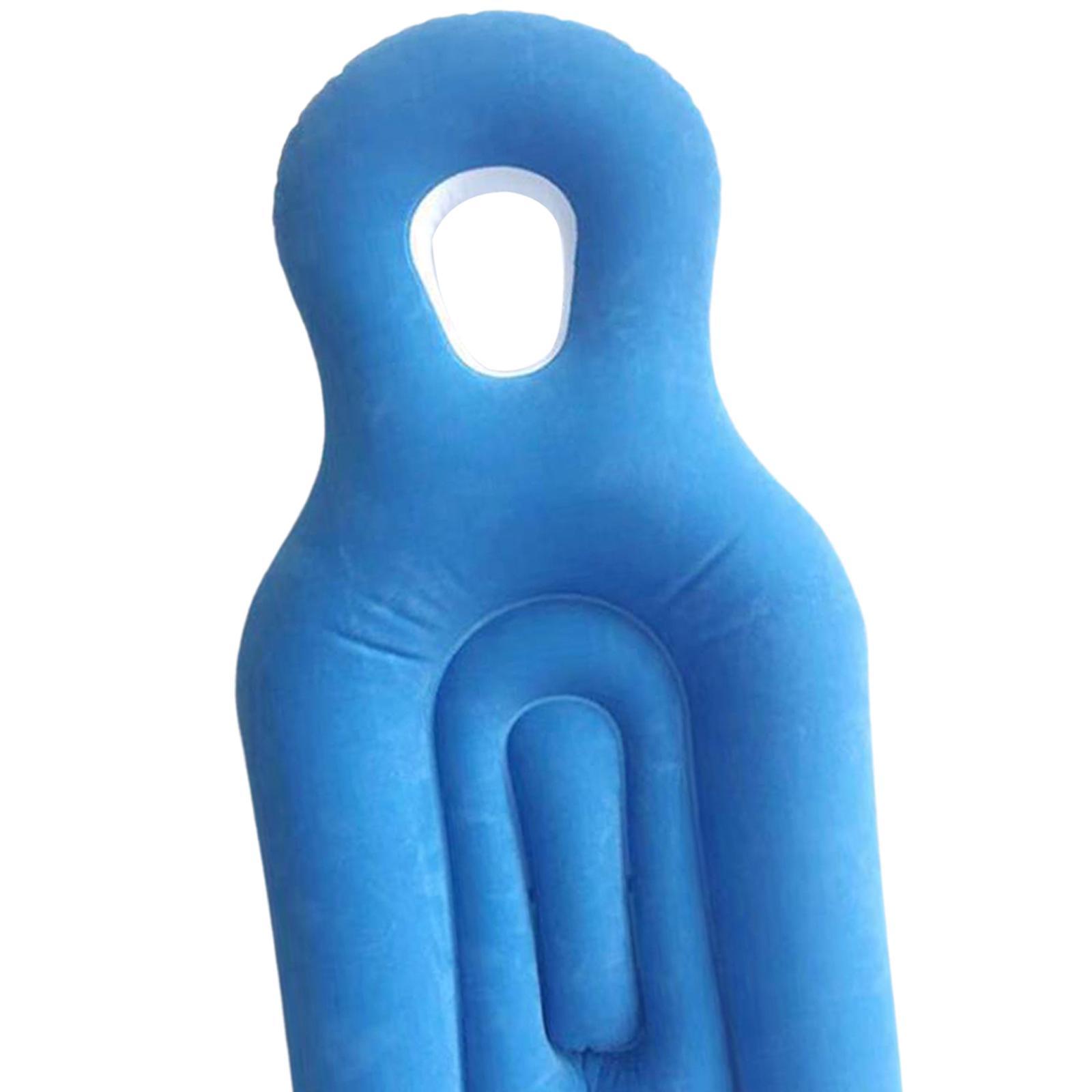 Face Down Pillow Eye Recovery Equipment Comfortable Head and Neck pillow Pillow with Hole Bed Pillow Inflatable for Sleeping Napping