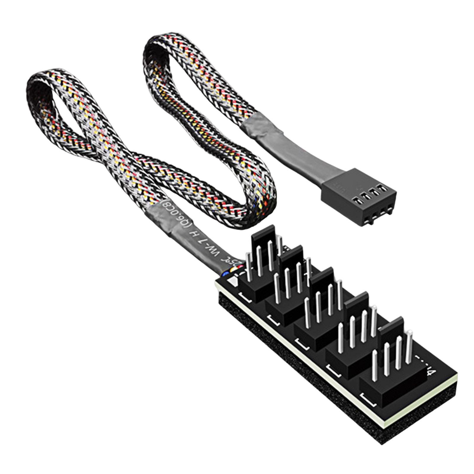 PC Fan Splitter Internal Fans & Cooling 1PC 5V Fan Splitter Splitter Adapter