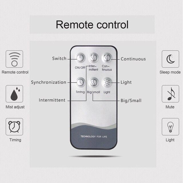MÁY KHUẾCH TÁN PHUN SƯƠNG TINH DẦU THẾ HỆ MỚI HN109BS CÓ REMOTE