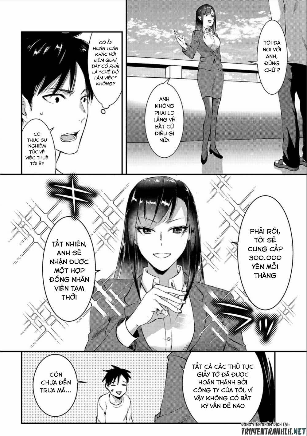 tsuki 50-man moratte mo ikigai no nai tonari no onee-san ni 30-man de yatowarete "okaeri" tte iu chapter 1 28