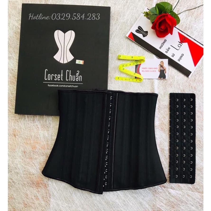 Đai nịt bụng latex Hy Lạp 25 xương - Đai latex thông hơi nhập khẩu - Gen nịt bụng định hình