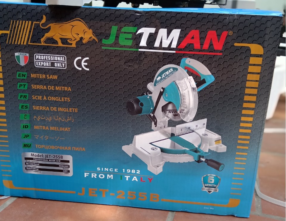 Máy cắt nhôm cao cấp JETMAN 255B - Tặng lưỡi cắt