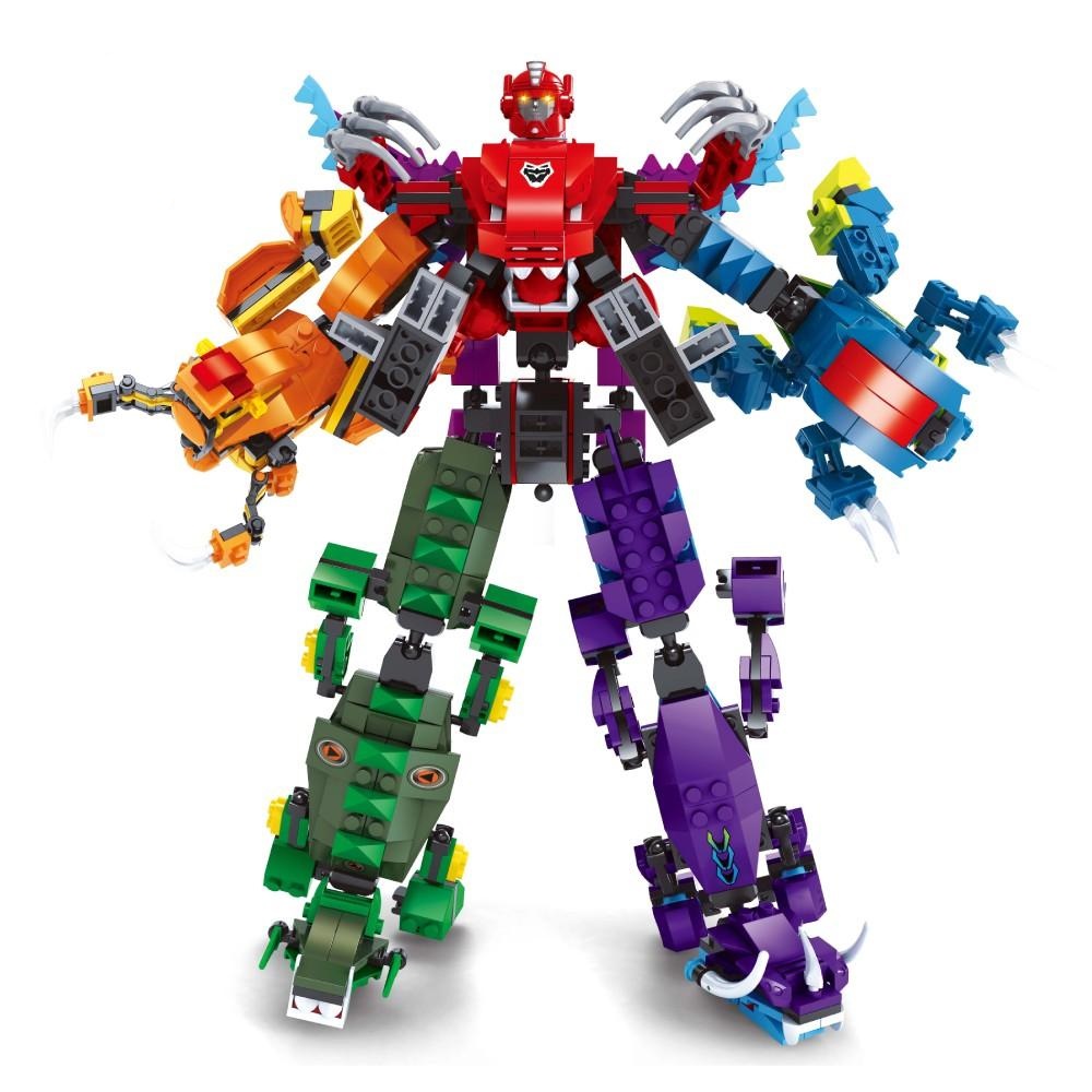 Đồ chơi lắp ráp TitanForm Heroes - Robot và Khủng long 25912