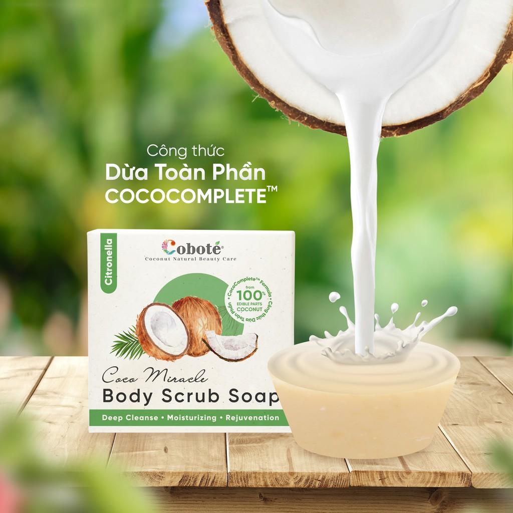 Xà Phòng Tẩy Tế Bào Chết Coboté - Sả Tươi 75g