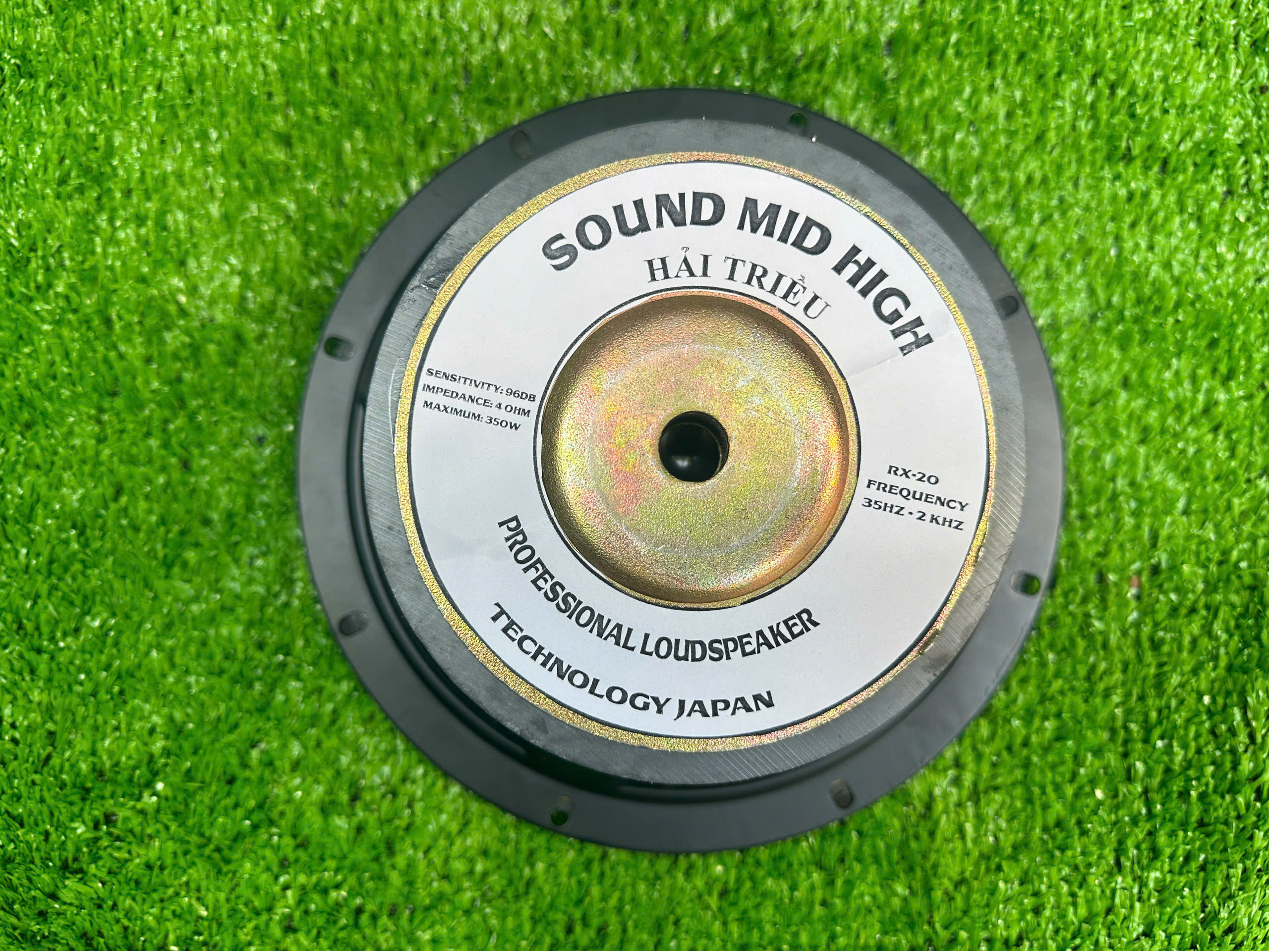 CỦ LOA BASS RỜI 20 TỪ LỚN HÀNG CHÍNH HÃNG HẢI TRIỀU COIL 38 TỪ 126 MÀN VÀNG (GIÁ 1 CÁI)