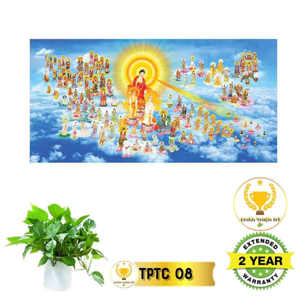 Tranh Tây Phương Thánh Chúng có khung_TPTCK1