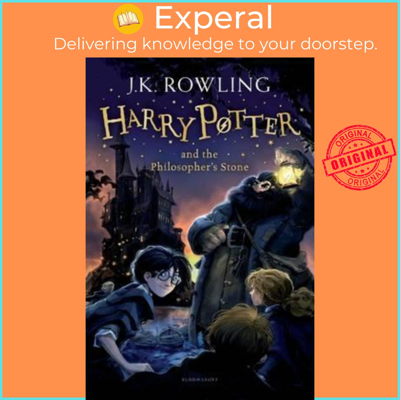 Sách - Harry Potter and the Philosopher's Stone by J. K. Rowling (UK edition, paperback)