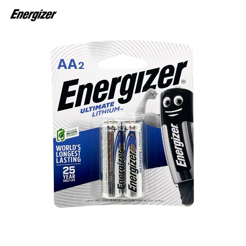 Pin Aa Energizer Ultimate Lithium L91 - Vỉ 2 Viên