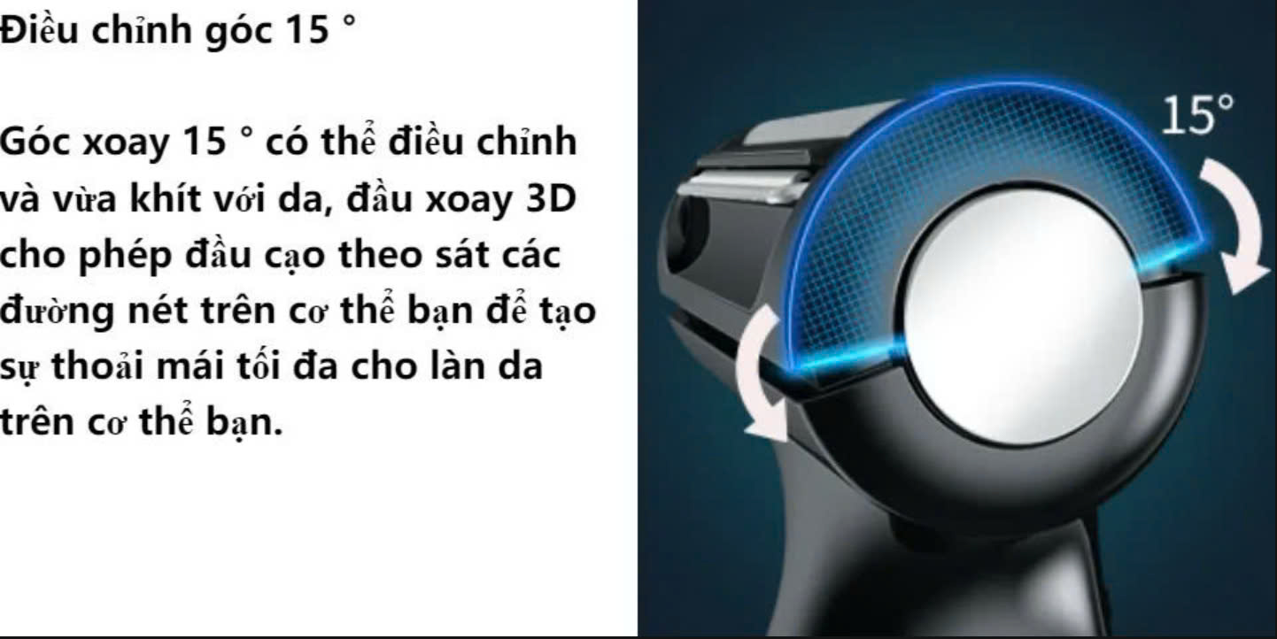 Máy cạo râu khô và ướt - Hàng Chính Hãng
