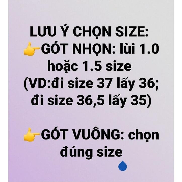 Hàng cao cấp Giày cao gót đính đá FORM TO, sandal nữ đế nhọn 7-9 phân quai nhún đá hottrend 2022 VINA STORE mã B42