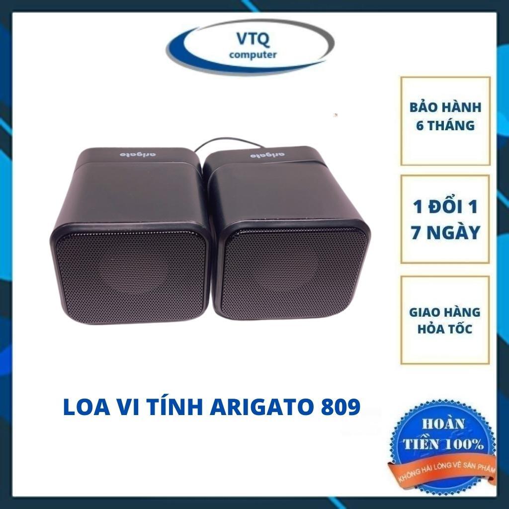 Loa vi tính, Loa mini 2.0 Arigato 809, thiết kế lạ mắt, thay đổi hình dáng loa, chất lượng âm thanh ấn tượng