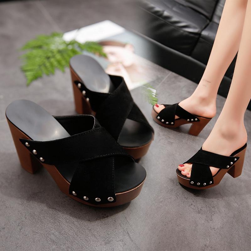 Giày sandal cao gót thời trang dành cho nữ