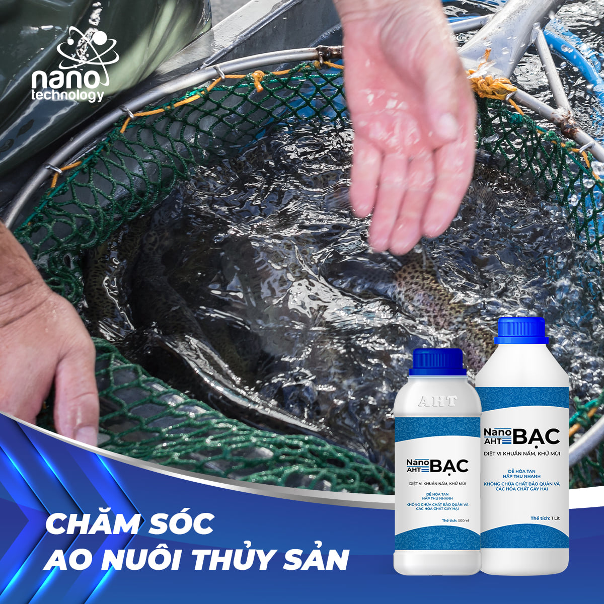 Nano bạc Thủy sản AHT 500 ml