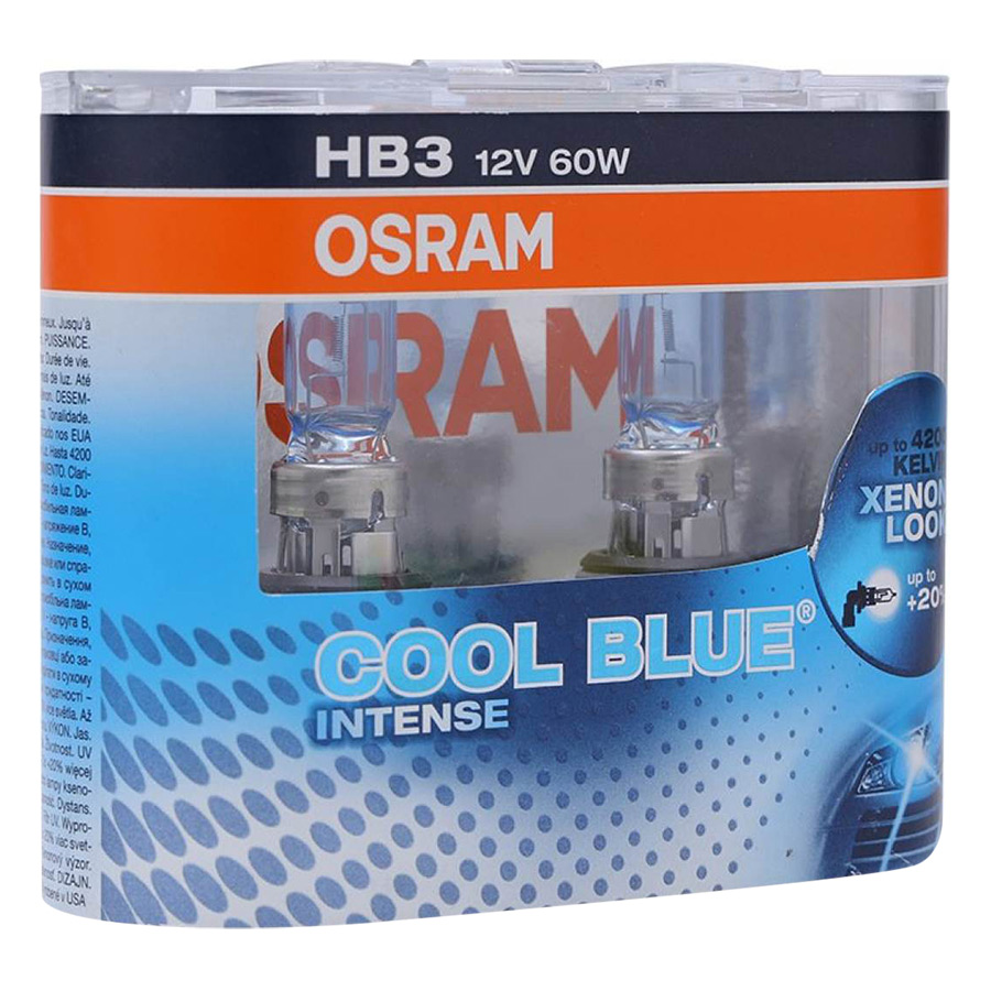 Bộ 2 Bóng Đèn Ô Tô Osram HB3 Coolblue Intense