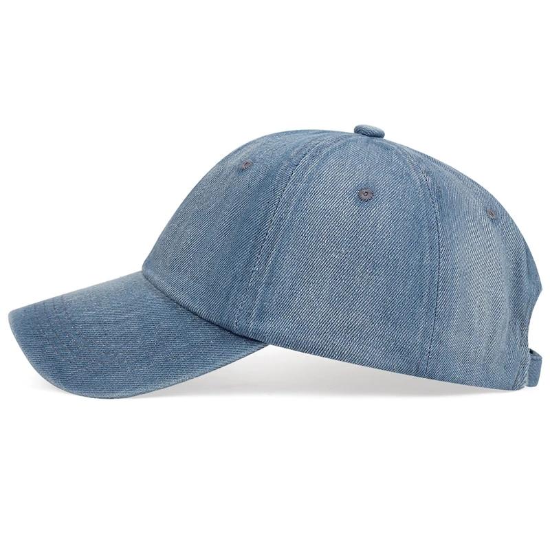 Unisex Da Bò Mũ Bóng Chày Mùa Thu Cổ Nón Snapback Nam Nữ Thể Thao Ngoài Trời Quần Jean Denim Hip Hop Mũ Chống Nắng Nón Bán Buôn Color: Sky Blue