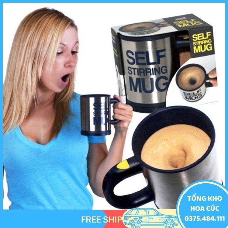 Ly Tự Động Khuấy, Ly Pha Cafe Tự Động, Cốc Pha Cafe Tự Động Self Stirring Mug Dùng Rất Tiện Lợi - Vận Chuyển Miễn Phí Toàn Quốc