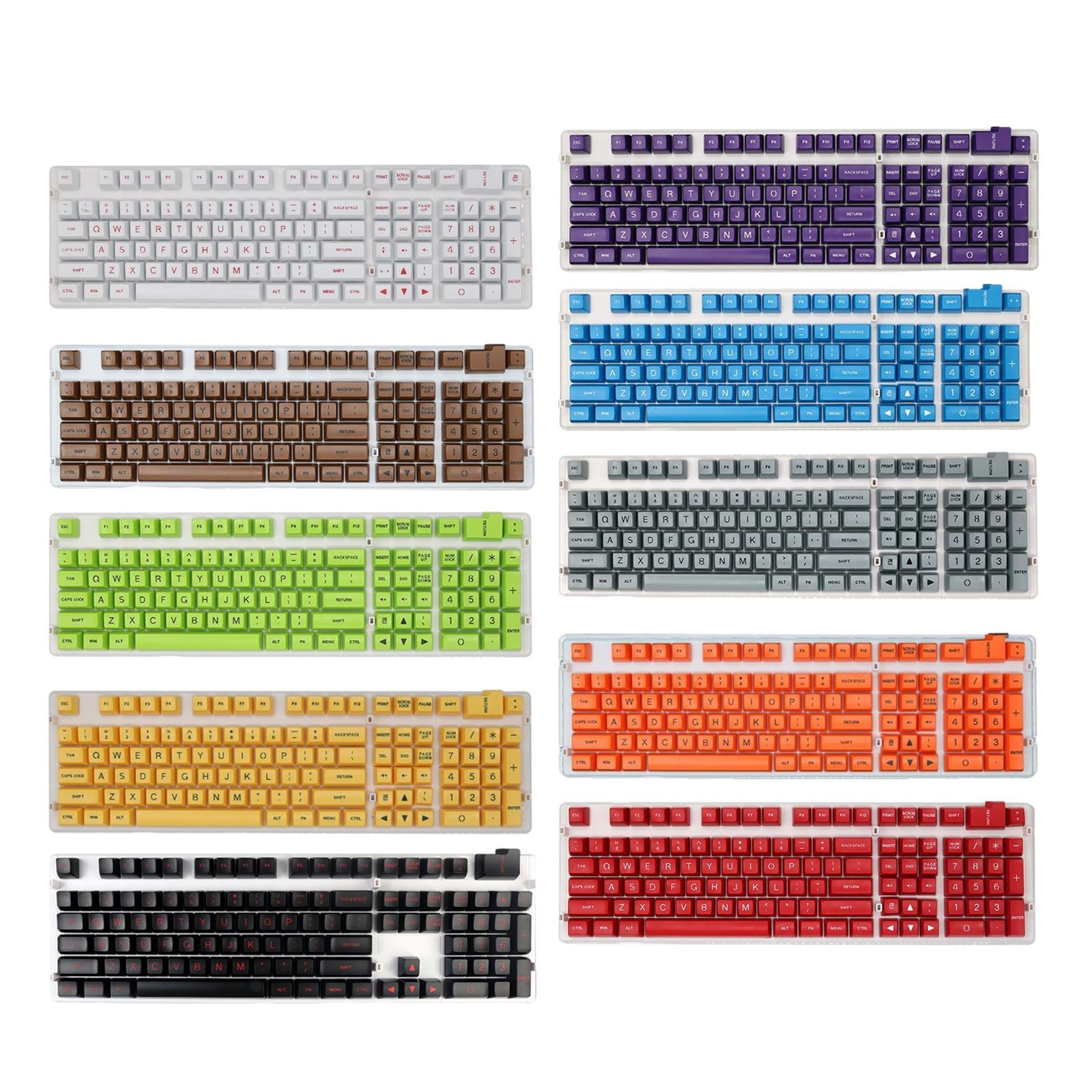108 Keys Set Keycaps for Mechanical Keyboard Letters