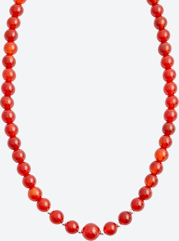 Vòng cổ đá mã não đỏ Ngọc Quý Gemstones