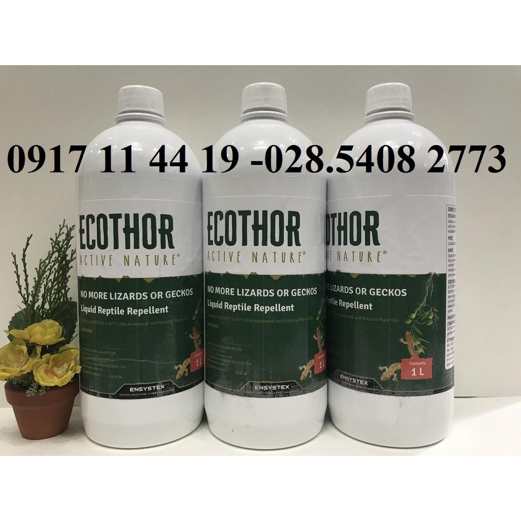 Tinh dầu xua đuổi tắc kè thạch sùng (thằn lằn) Ecothor (chai 1 lít) nhập khẩu từ Mỹ. (Date hiện tại tháng 7/2023).