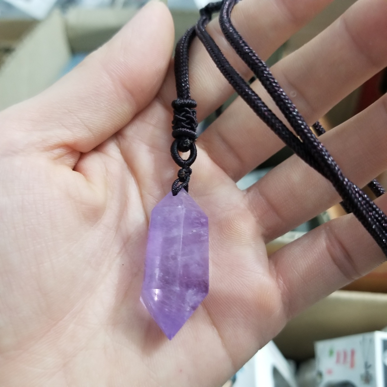 Vòng cổ AMETHYST Thạch Anh Tím - Vòng Cổ Cao Cấp