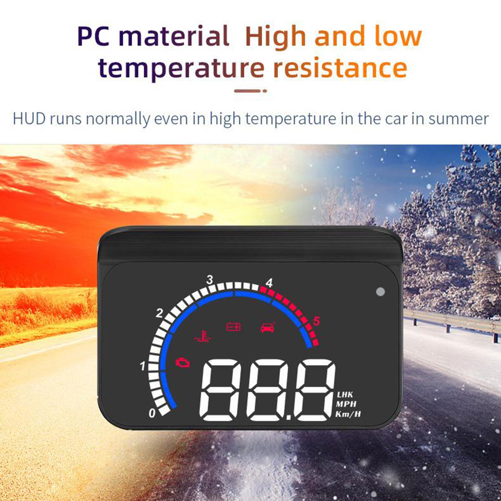 M13 Auto HUD Head Up Display Windshield Projector II Warning System