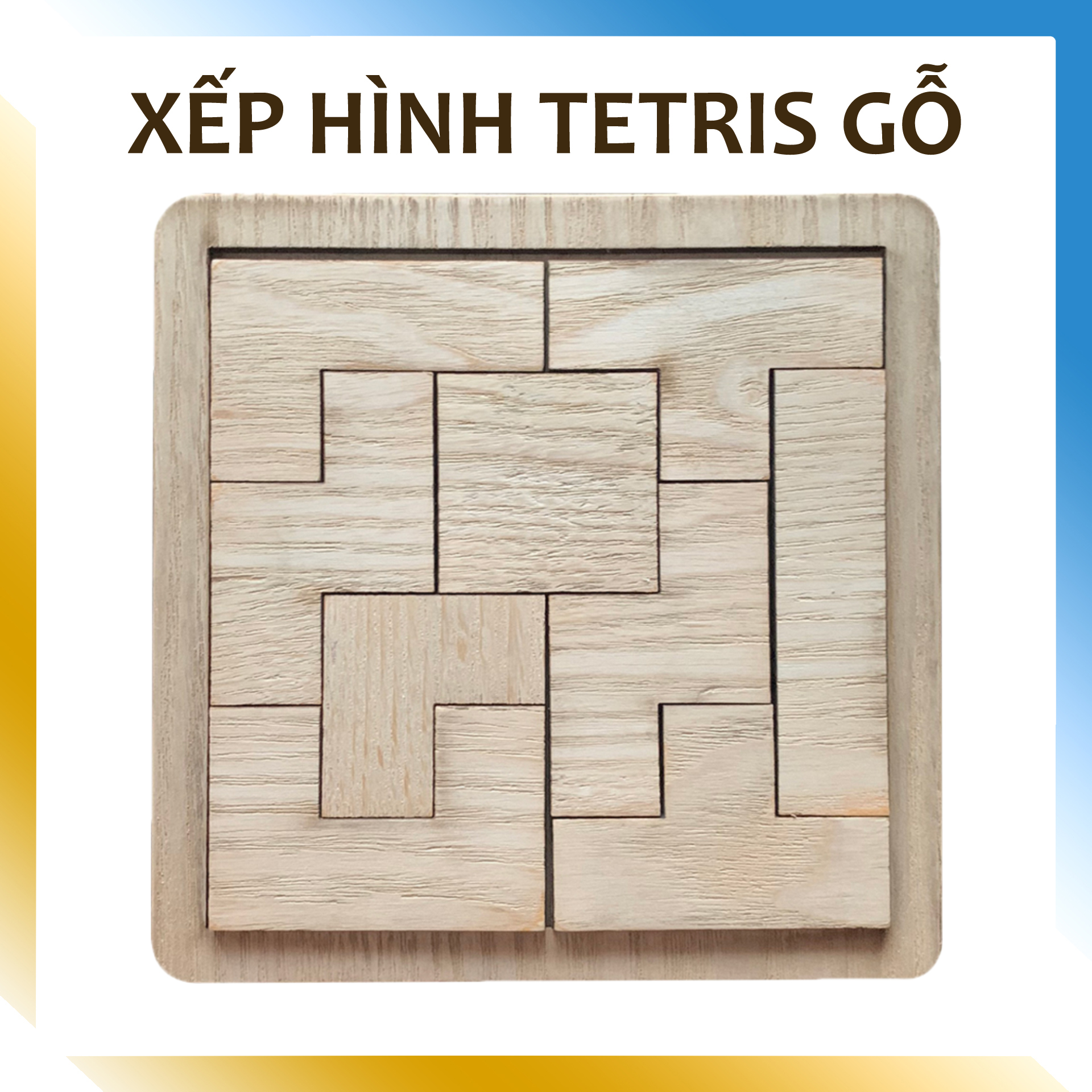 Đồ Chơi Xếp Hình Tetris Tangram Thông Minh Benrikids Bằng Gỗ, Đồ Chơi Giáo Dục, Trò Chơi Giải Đố Cho Bé Phát Triển Tư Duy Logic