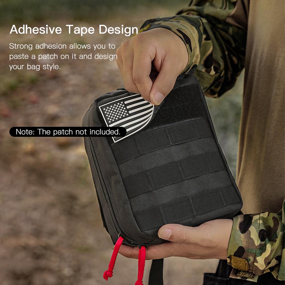 First Aid Bag Pouch Emergency Outdoor Survival Tools Storage Bag for Camping Hiking Mountaineering Climbing Rescue