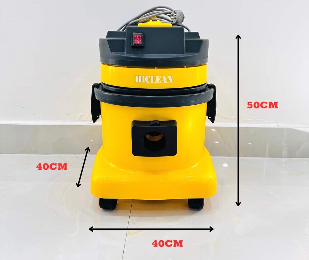 Máy hút bụi công nghiệp 15 Lít 1500W Hiclean công nghệ Ý cực mạnh