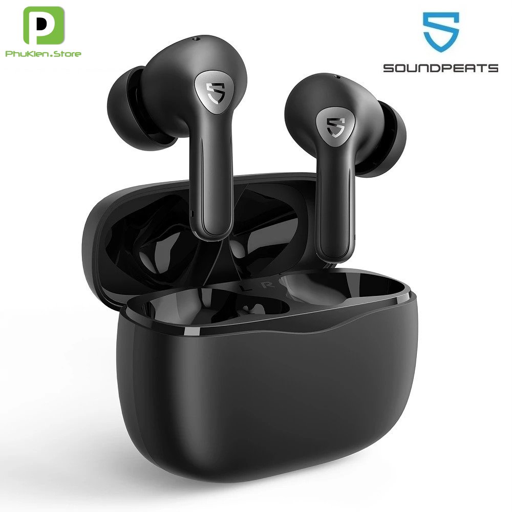 Tai Nghe Bluetooth 5.2 Soundpeats Air3 Air 3 Pro ️ Chống ồn chủ động (ANC) + Xuyên Âm ️ Game Mode ️ Chip QCC3046 - Hàng nhập khẩu