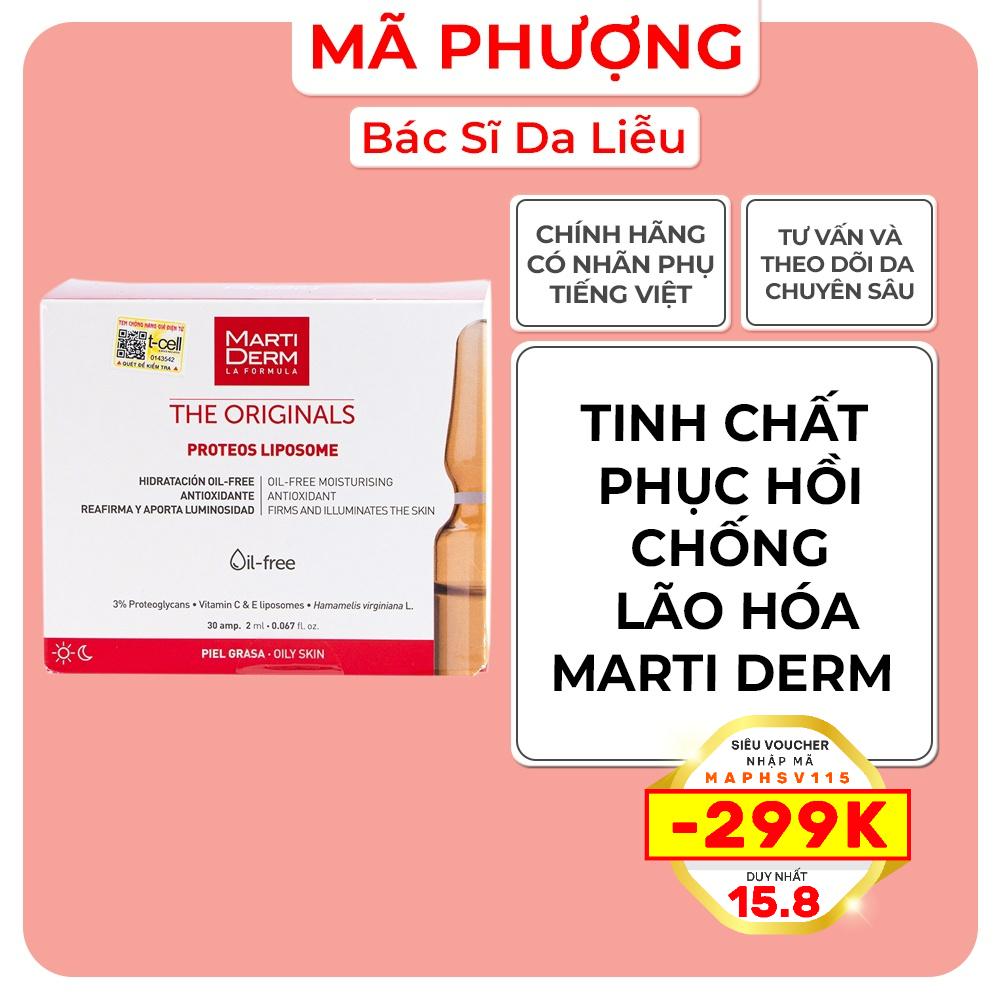Tinh chất chống lão hóa, phục hồi và kiểm soát bã nhờn Martiderm The Originals Proteos Liposome