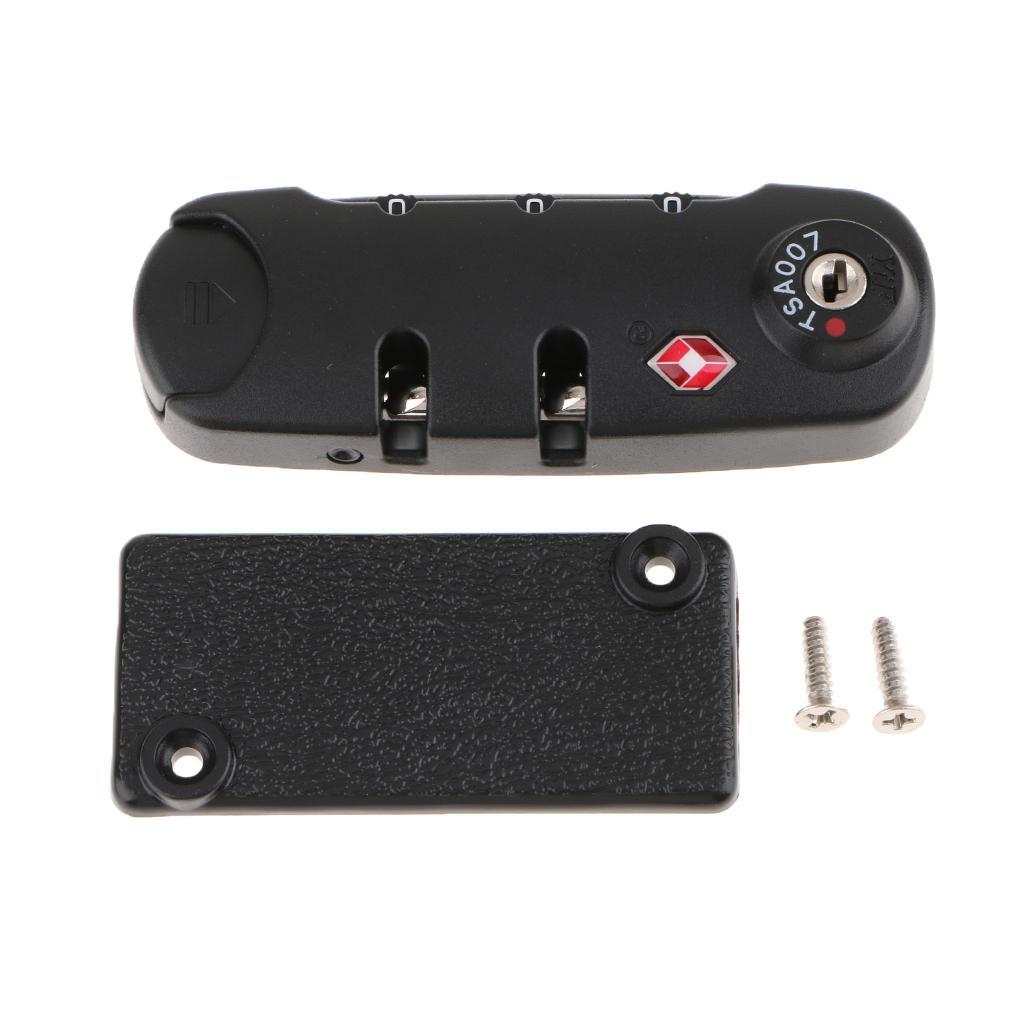 2X 007 Secure Luggage Digit Combination Lock Suitcase Bag Code Lock Padlock