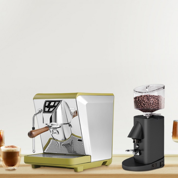 Combo máy pha cà phê Nuova Simonelli Oscar Mood và máy xay MDH Ondemand - Hàng Nhập Khẩu