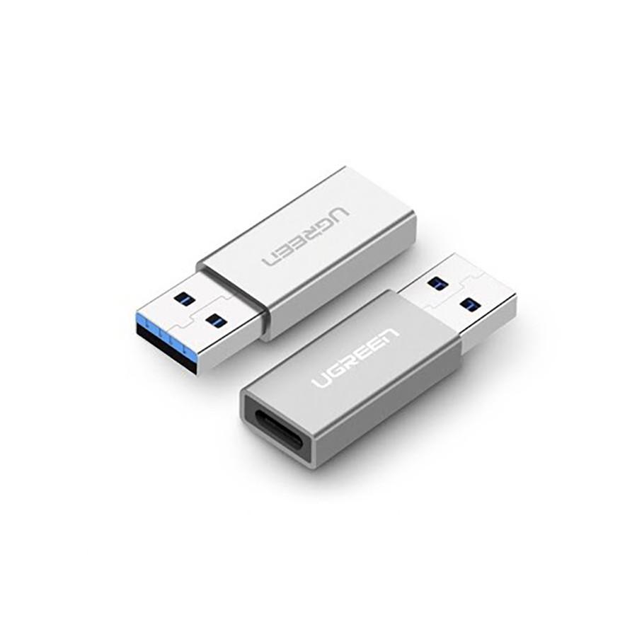Đầu chuyển đổi USB 3.0 sang USB Type C Ugreen 30705 chính hãng - Hàng Chính Hãng