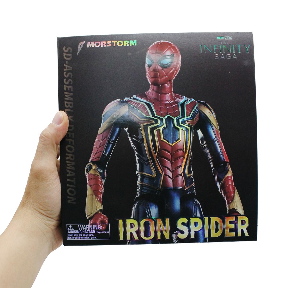 Đồ Chơi Mô Hình Marvel Biến Hình Iron Spider - Morstorm ZC8821