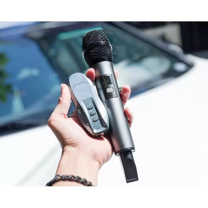 Micro Hát Karaoke Trên Ô TÔ Kết Nối BLUETOOTH Hát Siêu Hay, Âm Thanh Sống Động