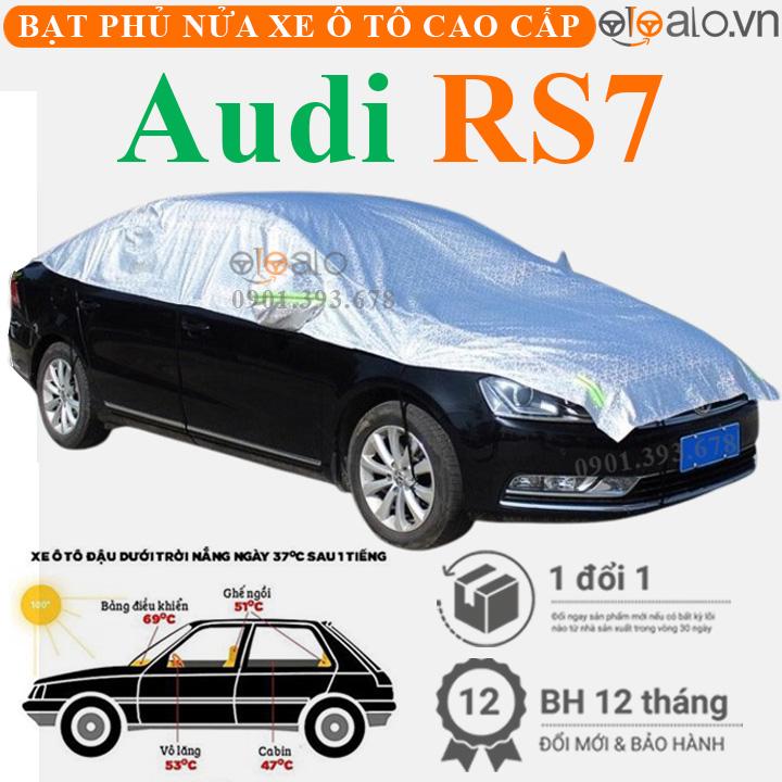Bạt phủ nửa nóc xe Audi RS7 vải dù 3 lớp